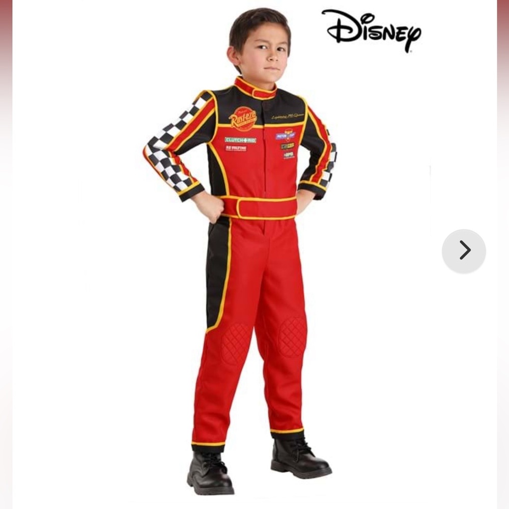 Disney Pixar Cars Racing Driver Kids Costume
